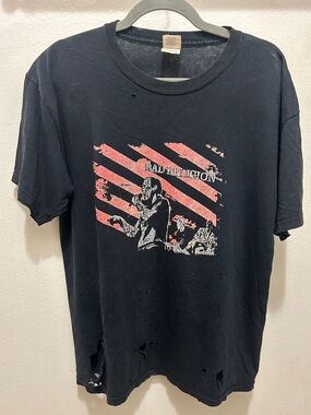 BAD RELIGION VTG 90s Y2K Punk Band Tee T Shirt Thrashed Silk Tag Rare Vintage